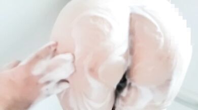 Washing a married woman's whip whip big ass Japan big ass bath nice ass anal bathing married woman