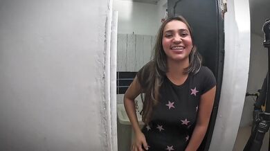 I was very horny with my big ass and my friend calms my cravings with a creampie
