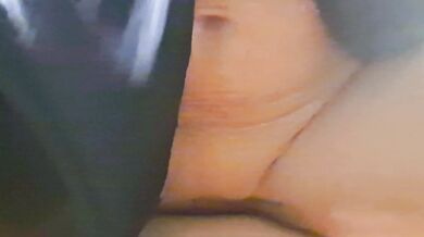 An exciting girl gets fucked and caresses her boobs with sperm !