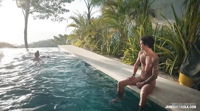 Infinity pool. Remote jungle villa. No clothes for a week.