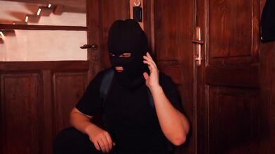 Sexy Milf Caught Robber And Fucked Hard