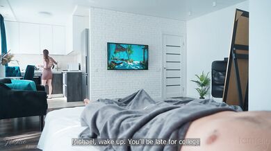Stepmom Caught Stepson Fucking Tantaly sexdoll and Wants to Join