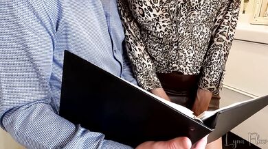 My New Secretary is a Keeper... Cum Twice on Her Tits and Once in Mouth