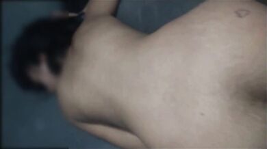 I punched the cock in the brunette's ass without mercy!