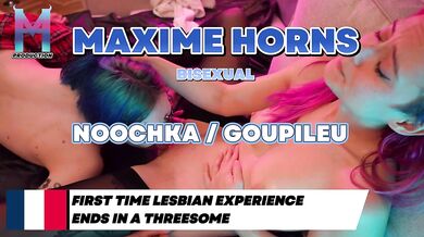 FIRST TIME LESBIAN EXPERIENCE ENDS IN A BISEXUAL THREESOME