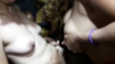 HOT LACTATION LESBIANS. Chica eating breast milk and cum at the same time.
