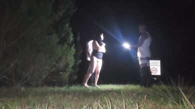 I Met Two Fans At The Club, I Got Wet And Let Them Fuck Me In The Middle Of The Street Outdoors, UNC