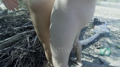 [2/3] We met a stranger next to the river and he fucked me with my husband cuck in a MMF
