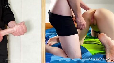 Slutwife Cheats On Husband Again - Cuckold Watches Her Getting Pregnant
