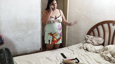 I used a condom to fuck the hot, big-assed Latina and I came in her big ass