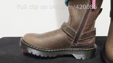 LittleShoes - Cock Crush Dr Martens Rider Boots Preview Size 34
