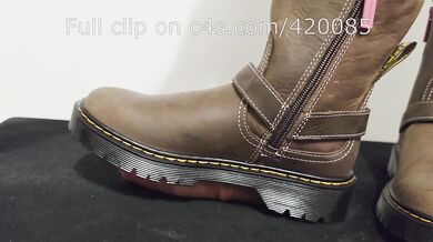 LittleShoes - Cock Crush Dr Martens Rider Boots Preview Size 34