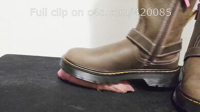 LittleShoes - Cock Crush Dr Martens Rider Boots Preview Size 34
