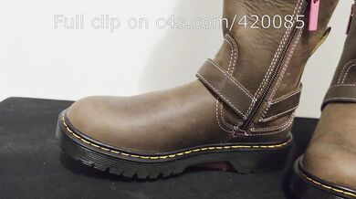 LittleShoes - Cock Crush Dr Martens Rider Boots Preview Size 34