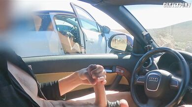 PARKING LOT BITCHES: two fit ladies show me their perfect bodies and let me cum for them