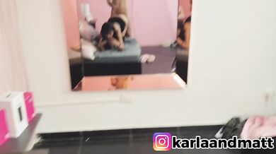 I let her play on my cell phone to use her ass and pussy