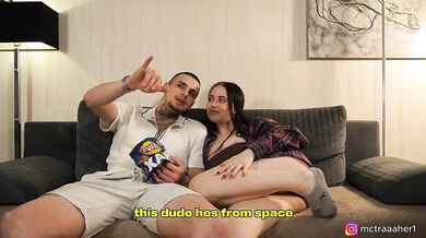Fucked my ex-girlfriend doggy-style after she tried to steal my chips, then shoved my dick in her mouth │McTraaaher