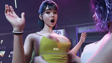 FreshWomen S2 (Julia DLC in Japan) Scene 1: Naomi and Hans meet and have sex on the sofa until she's filled with milk.