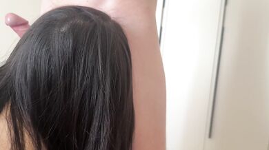 Asian wife begging for a deep penetration and fast morning load