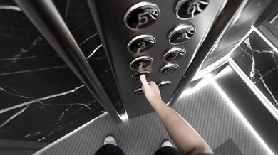 "Emma's ELevator Experience" intro + facefuck scene!