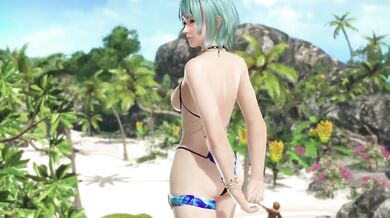 Dead or Alive Xtreme Venus Vacation Tamaki Layered Glow TC Swimsuit Nude Mod Fanservice Appreciation