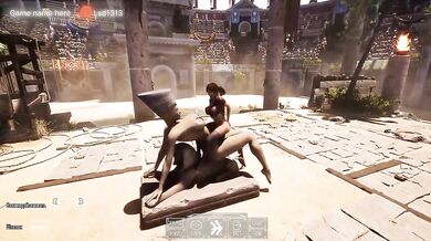 First, Lara Croft explored the cave, but then the statue explored Lara Croft's cave. 3D Animation. part 2