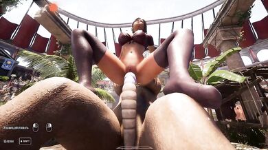 Lara Croft explores a tomb, but something goes wrong.