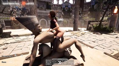First, Lara Croft explored the cave, but then the statue explored Lara Croft's cave. 3D Animation