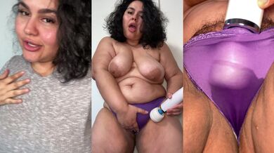 Soaking Panty Orgasms Wand Vibrator BBW MILF Karla Lane