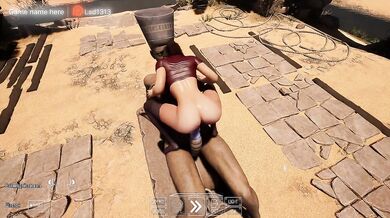 Lara Croft loves to impale her pussy on huge stone penises. 3D