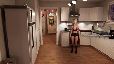 3D Brittney Big Tits Naked and Amy Threesome Tutorial - House Party Walkthrough - Part 3