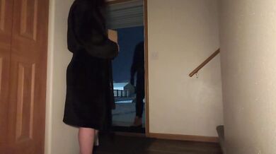 Wife Fucks Delivery Guy and Sloppy Seconds for Husband