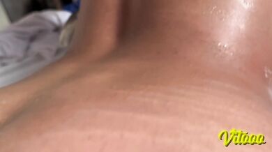 My girlfriend likes to take the submissive role when we have sex in the jacuzzi
