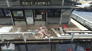 Tracey fucked Trevor in Private cabin. Anal Sex. GTA Free Porn.