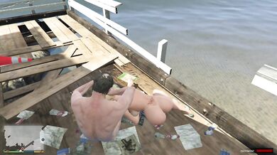 Tracey fucked Trevor in Private cabin. Anal Sex. GTA Free Porn.