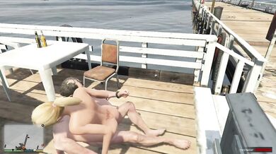 Tracey fucked Trevor in Private cabin. Anal Sex. GTA Free Porn.