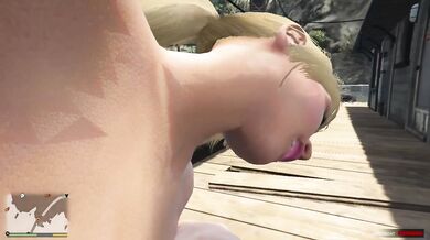 Tracey fucked Trevor in Private cabin. Anal Sex. GTA Free Porn.