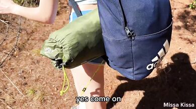 Fucked a counselor in a tent in the woods doggy style