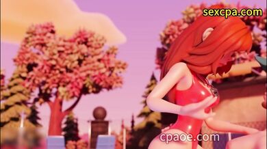 Grown-up Dipper fucks Wendy poolside in Gravity Fa
