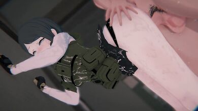 [Danganronpa] Mukuro's "MILITARY SCANDAL": Bondage, POV Sandwich DP & Double (4k)