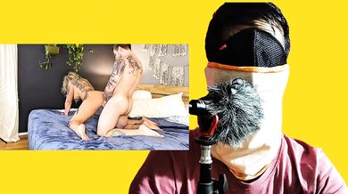 Wife getting Fucked by Husband and His Friend. Threesome Sex. Reaction Video.