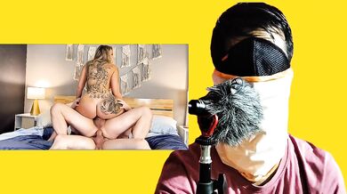 Wife getting Fucked by Husband and His Friend. Threesome Sex. Reaction Video.