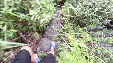Dluquinha Oficial turns wild street into slutful trails