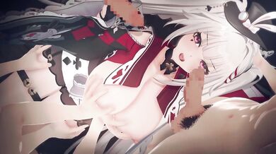 [Collapse Star Rail] 3D hentai animation in which sparks have sex with many men. (Collapse star Hibana 1 Honkai Star Rail Sparxie.Spark Group Interaction)