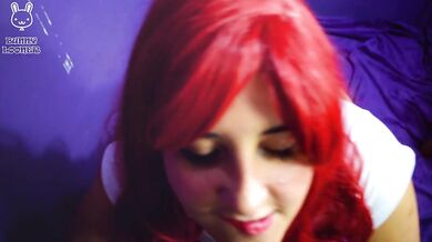 POV: Mary Jane sucks your dick until you cum on her tits - Bunny Looner