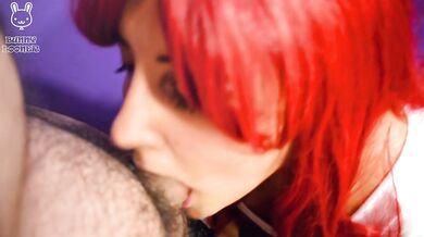 POV: Mary Jane sucks your dick until you cum on her tits - Bunny Looner