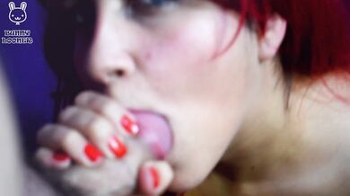 POV: Mary Jane sucks your dick until you cum on her tits - Bunny Looner