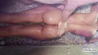 NO SEX Only Shower! Promise me! Stepsister Gets CREAMPIED During Shower!