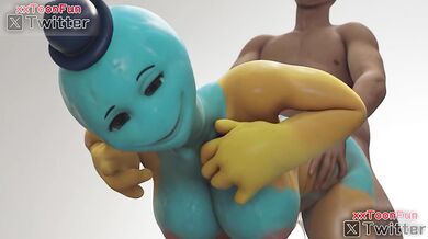 Poppy Playtime hentai Adult animation - Doey The Doughman Blow Job Hand Job Tits Job Hentai animation by xxtoonfun