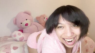 Edging lessons with your tiny bimbo stepsister